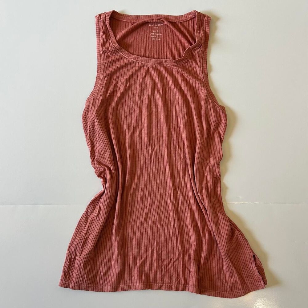 American-eagle Women's Pink and Orange Vest